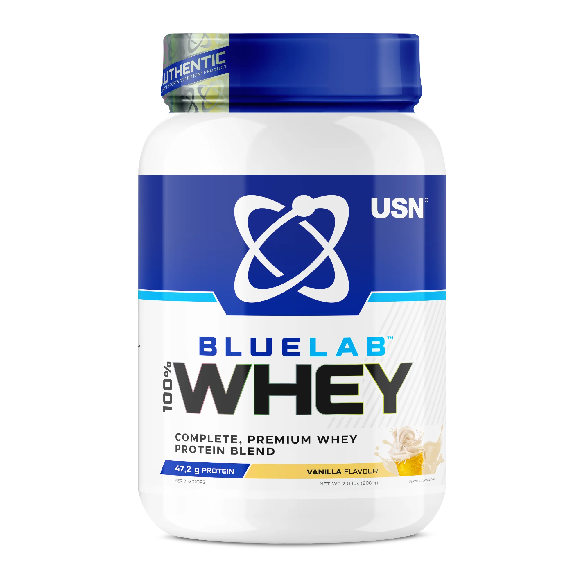 USN BlueLab 100% Whey Vanilla 908g